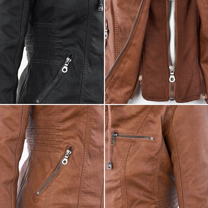 MEGAN™|Giacca di alla moda con cappuccio